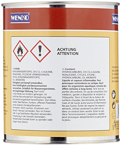 Wenko Wasserdicht 750 ml – Dichtungsmasse, Fassungsvermögen 0,75 L, Chemische Zusammensetzung, 10 x 12 x 10 cm, 1 Stück, grau, 56140111500 - 2