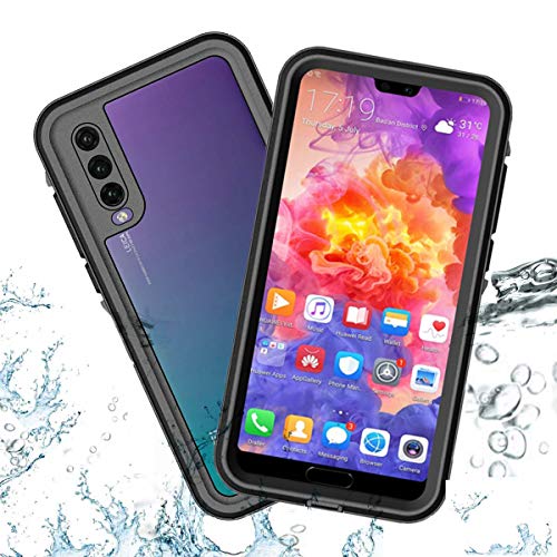 Coque Huawei P20 Pro Coque Etanche,[IP68 Certifiée][360 degrés Coque de protection ][protecteur d'écran] Hybrid Coque imperméable en étanche Antichoc Anti-poussière Etui Housse Ultra Slim Back Case