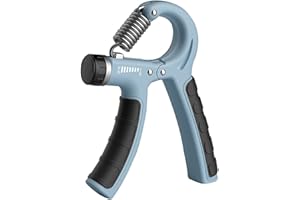 ZOOMERS Hand Grip Portabile. Avambracci Attrezzi per allenamento e riabilitazione mano e avambraccio. Hand Gripper con Molla Avambraccio Regolabile tra i 5 - 60 kg. Unisex attrezzi per braccia e mano.Blu