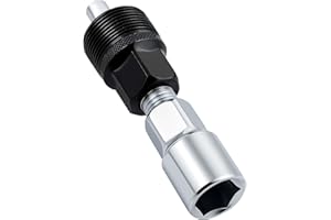 VIDSMOW Extracteur De Manivelle De Vélo Universelle Extracteur Pédalier Professionnel Cle Boitier Pedalier, Outil Multifonction Pour Réparation VTT, Vélo De Route, Pliant, Électrique, Clé Intégrée, Usage Mais