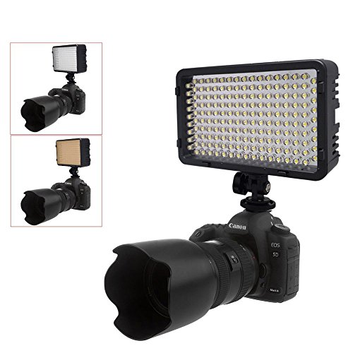 Mcoplus   Flash a 130 ampoules LED Ultra haute puissance pour appareil photo numerique Canon  Nikon  Pentax  Panasonic  Sony  Samsung et Olympus Digital SLR Cameras