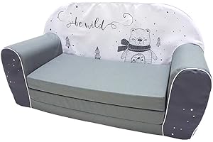 KNORR TOYS KNORRTOYS.COM 68449 - Kindersofa Bear, Grau