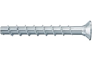 fischer UltraCut FBS II 6x40/5 - Tornillo para hormigón (100 unidades, 6 x 40/5, galvanizado)