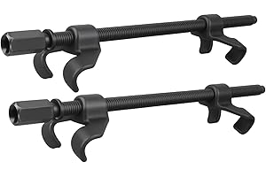 ‎DAYUAN DAYUAN 2-TLG Profi Federspanner Montagespanner Satz Tuning Tieferlegung Spanner Feders Set 4 Krallen Spannweite bis 380mm für Tieferlegungs Federn Fahrwerk