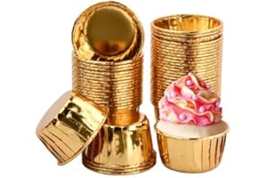 HOMIRTY Pirottini Per Muffin,50 Pezzi Pirottini Per Muffin Carta, Pirottini Di Carta,Pirottini Cupcake,Formine Per Cupcake,Per Feste Decorazione Baking Cup,Matrimonio,Halloween