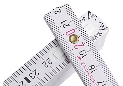 OTWIS Meterstab 2 Meter ✓ Zollstock Zollstab Metermaß Holz-Gliedermaßstab Gliedergelenkstabmaß Doppelmeter Schmiege ✓ werbefrei deutscher Hersteller - 3