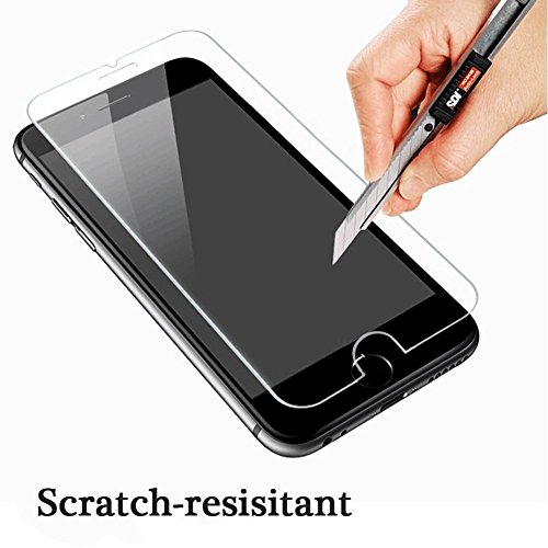Leisial 3 Stück Glas Schutzfolie für iPhone 6 6S Panzerglas Displayschutzfolie 3D Touch Kompatibel 9H Härtegrad Full HD Transparenz Anti-Öl Kratzer Blasen und Fingerabdruck - 3