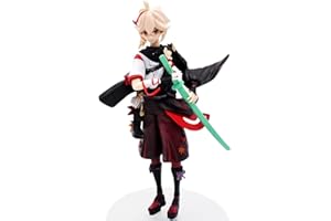 IFHDO Genshin Impact Aether Figuras Anime Genshin Impact Decoración de Tarta Aether Juguetes Modelo Personajes Estatua Anime para Niños Regalo Modelo Decoración de Escritorio 19cm