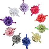 iEFiEL Baby Mädchen Kinder Stirnband Kopfband Blumen Kopftuch Haarband Hasenohren Stirnbänder Haarschmuck - 2