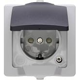 Kopp 107856005 &ndash; Socket Box, Colour: Grey