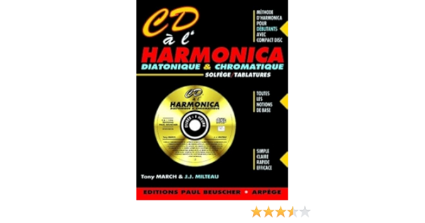 Amazon Fr Partition Cd A L Harmonica J J Milteau Milteau Jean Jacques March Tony Livres
