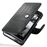 PDair B41 Black / Crocodile Pattern Leather Case for...