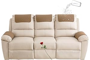 FAIRUO Funda para reposacabezas para muebles，Antideslizante Cubierta del Brazo sofá, silla reclinable Brazo protector，cabeza funda protectora de sofá，Fundas de sillón Cubiertas de protección ( Color : 05 , S
