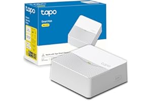 TP-Link Tapo Smart Hub avec sonnerie Tapo H200, pour Tapo caméras/capteurs/boutons, connectez jusqu'à 64 appareils intelligents, 19 sonneries, Plug & Play