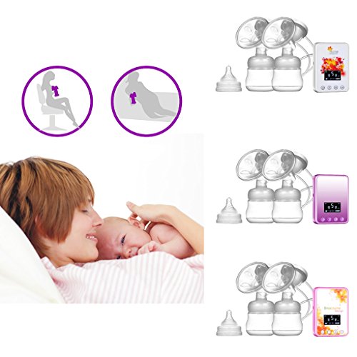 HD LCD Praktisch Elektrische Milchpumpe Brustpumpe Massage Stimulieren Laktation Saugen - 6