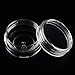New 10pcs Small Plastic Bottle Jars Nail Art Display Container Case Storage Organier with Transparent