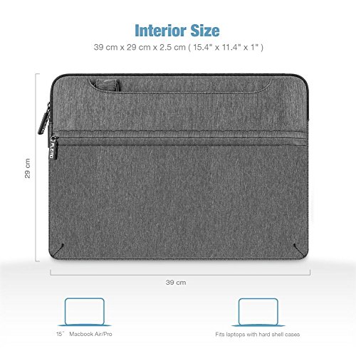 Plemo Laptoptasche Wasserfeste Umhängetasche Notebook Hülle Tasche für 15-15,6 Zoll Laptop / MacBook Pro / MacBook Air - 6