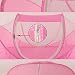 ASIV Folding Baby Pop Up Travel Bassinette, include Mosquito Net, Pillow, Mattress, Music box and Mesh Bag, 108 x 65 x 52 cm, Pink