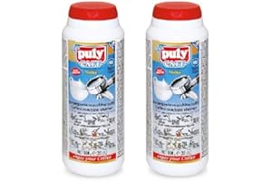 ITALPARTS Puly Caff Plus 900 g (2 PEZZI) Polvere Detergente Pulisci Macchina da Caffè Portafiltri Accessori. Origine Naturale Senza Residui