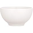 Villeroy & Boch - Twist White Bowl Set, 6 pcs, Classic Dish Set for muesli/Salads/Desserts, Premium Porcelain, White, Dishwasher Safe, 650 ml