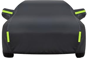 Housse Anti-poussière pour Voiture pour Peugeot/307 307 CC 307 SW Bâche de Voiture étanche aux UV et Coupe-Vent Plus Coton Protection Voiture Bâche Voiture Etanche Couverture (Color:2,Size:307 S