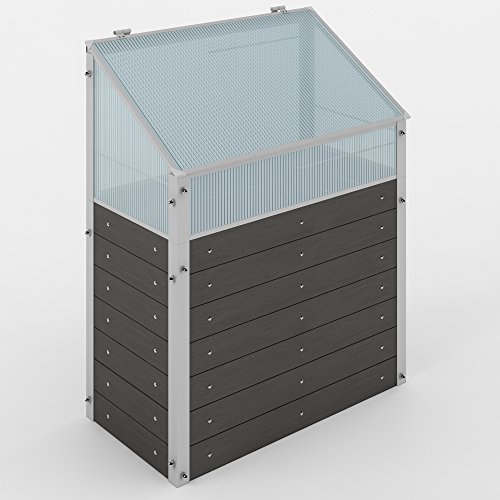 Hochbeet Gewächshaus Pflanzbeet Frühbeet Beet Garten Komposter Kräuterbeet WPC