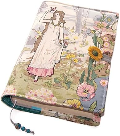Handmade Book Cover, Art Nouveau Butterfly Maiden