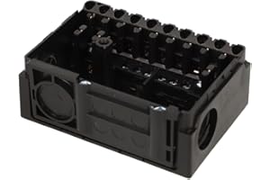 HDE Geakv Stecksockel 12-polig S 98 75310 Schwarz Leiterplattenmontage -20 80 Grad Celsius