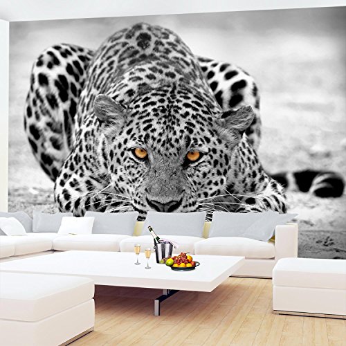 Fototapete Leopard 308 x 220 cm – Vliestapete – Wandtapete – Vlies Phototapete – Wand – Wandbilder XXL – !!! 100% MADE IN GERMANY !!! Runa Tapete 9034010b - 4