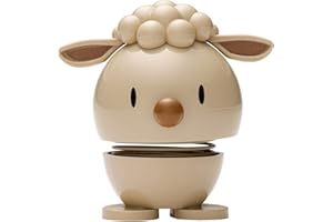 Hoptimist Lamm, Osterdeko, Niedliche Tischdeko zu Ostern, Kleine Ostergeschenke Erwachsene, Frühlingsdeko Innen, 7,2 x 5,8 x 7,4 cm, Latte