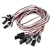 Produktbild 10 x 500mm 3-polig Stecker auf Buchse Remote Control RC Servo-Verlängerungskabel für RC Auto Flugzeug