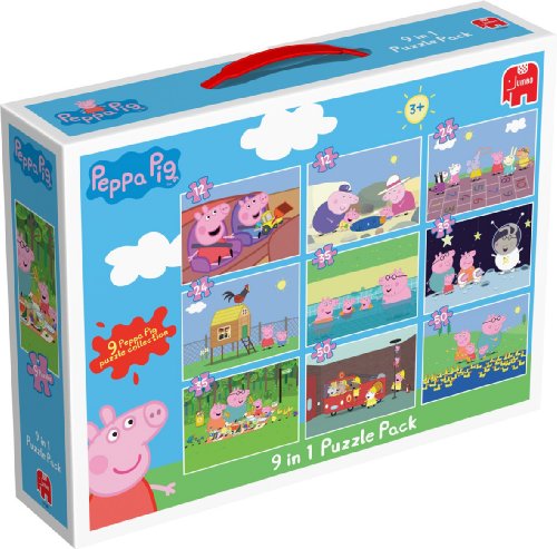 Peppa Pig - 9 in 1 Bumper Pack of Jigsaw Puzzles