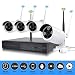 Produktbild EDSSZ® Indoor Outdoor 4 Kanäle Wireless Wifi NVR Kit HD 720P IR Tag / Nachtsicht IP Kamera P2P CCTV Sicherheitssystem EDS-WIFIKIT04-720P