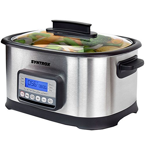 Syntrox Germany 16 in 1 Sous Vide Kocher, Multikocher, Niedrigtemperaturgarer , Vakuumgarer, Slow Cooker Langsamgarer, Schongarer der Premiumklasse - 4