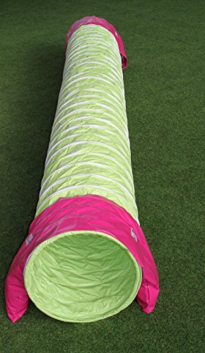Professional-Agility-Tunnel-Dog-Agility-Pipe-Tunnel-PROFI-2ft--164ft-length-UK-Kennel-Club-conform-incl-2-saddle-bags