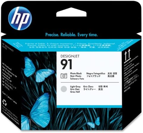HP Original 91 Blk & Light Grey Printhead