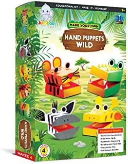 Jumboo Toys DIY 3D Hand Puppets Wild Kids Toy Craft Project Kit