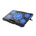 Cosmic Byte Asteroid Laptop Cooling Pad, Adjustable Height, 5 Fan Design, LED Light, USB Ports, Support Upto 17" laptops (Blue) RS.1375.00