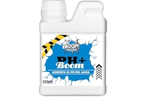 Boom Nutrients | Aumentador de pH Up para Cultivos | pH+ Boom (250ml)