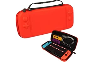 TECHGEAR Nintendo Switch / Switch OLED Hard Protective Carry Travel & Storage Case Cover - for Switch + Joy-Con Controllers + Game Cards + Accessories