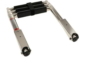 PIMAR marine equipment Scaletta telescopica ribaltabile inox 316 3 gradini barca gommone