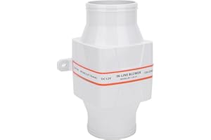Acouto Rohrlüfter 12V 3In in Line Marine Ventilatore di Sentina Forte Ventilatore per Yacht Estrattore ABS baño Silencioso