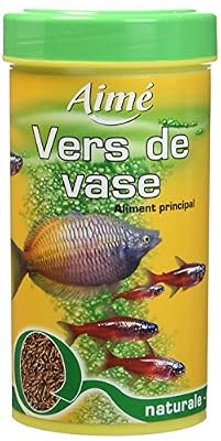 AIME Nourriture Vers de Vases 250 ml pour Aquariophilie
