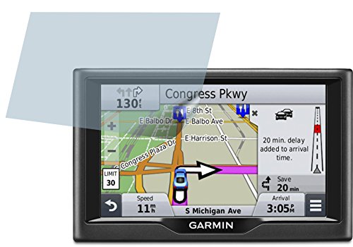 Preisvergleich Produktbild Garmin nüvi 57LMT 57LM (2 Stück) PREMIUM Displayschutzfolie Bildschirmschutzfolie ANTIREFLEX - KRATZFEST UND PASSGENAU
