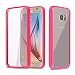 Samsung Galaxy S6 Cover, REALIKE™ Premium {Imported} Ultra Thin Crystal Clear Transparent Case for Samsung Galaxy S6 (Diamond Series- Dark Pink) RS.499.00