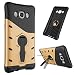 Produktbild Hülle für Samsung Galaxy J5 (2016) J510(360 Drehung Stand), BasicStock Hybride Combo 2 in i Stoßfest TPU+Anti-Kratzer PC Schlagfest Telefon Bumper Tropfen Schützend Armor Handyhülle Schutzhülle(Golden)