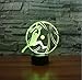 Produktbild Optische Täuschung Lampe Neuheit Basketball Slam Dunk 3D Usb Tischlampe Kreative Bunte Gradienten Nachtlicht Party Sport Schlafzimmer Dekor Schlaf Beleuchtung