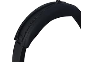 umvowuxa Headband Cover for Sony WH-1000XM4/1000XM3/WH-XB910N/WH-CH720N Headphones,Silicone Headband Protectors Accessories for Anker Soundcore Q45/Q30/Q35/Q20/Q10 Headphones(Black)