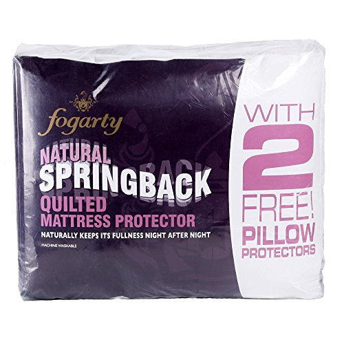 Fogarty Goose Feather Quilted Mattress + 2 Pillow Protectors - King