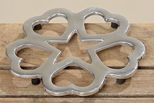 Set of 3 Each Approx. 18 cm Saucer Heart Plant Pots Bar Kitchen Accessories